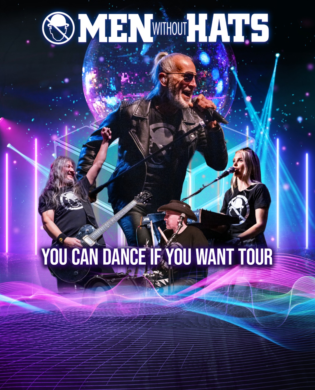 Men Without Hats — You Can Dance If You Want Tour poster